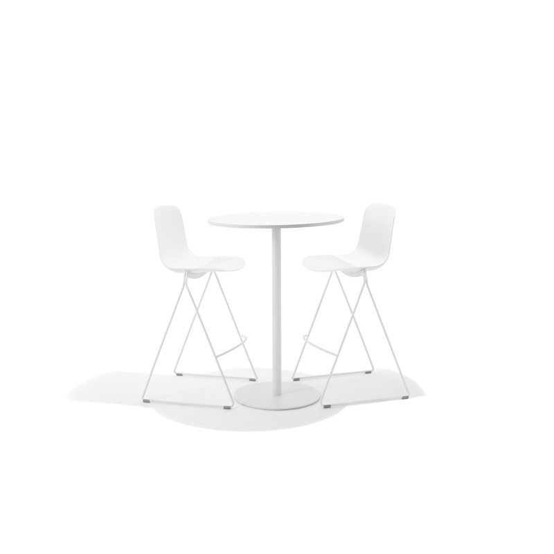 Tabouret pour clés, ensemble de 2, Blanc