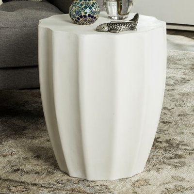 Outdoor Spiro Stone Side Table