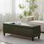 Faux Leather Upholstered Storage Bench-1664387421