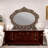 Devany Oval Mirror in Cherry