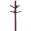 Merlot Coat Rack With Twisted Post