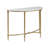 3-Piece Marble Living Room Table Set with with Console, Coffee & End Table