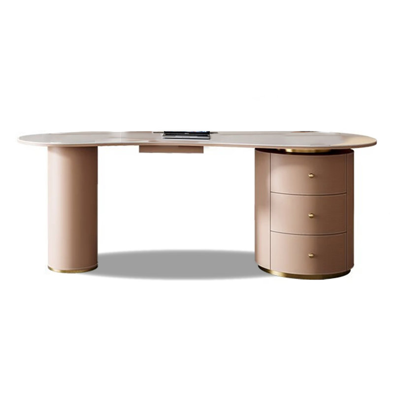 Bureau d'écriture Modern Minimalist Rock, H 29,53 po x l 62,99 po x P 27,56 po