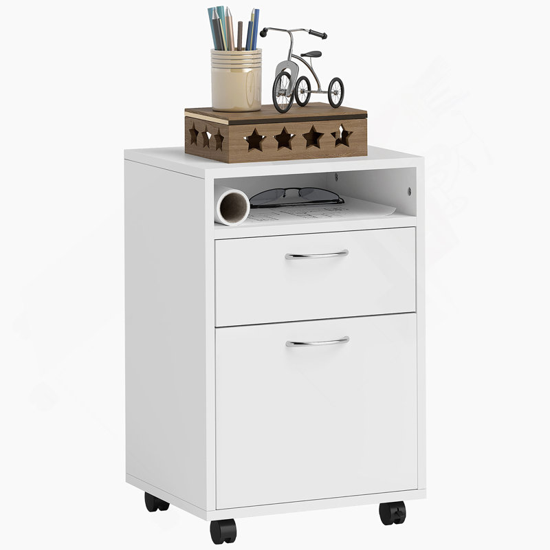 Organisateur de rangement mobile, Blanc