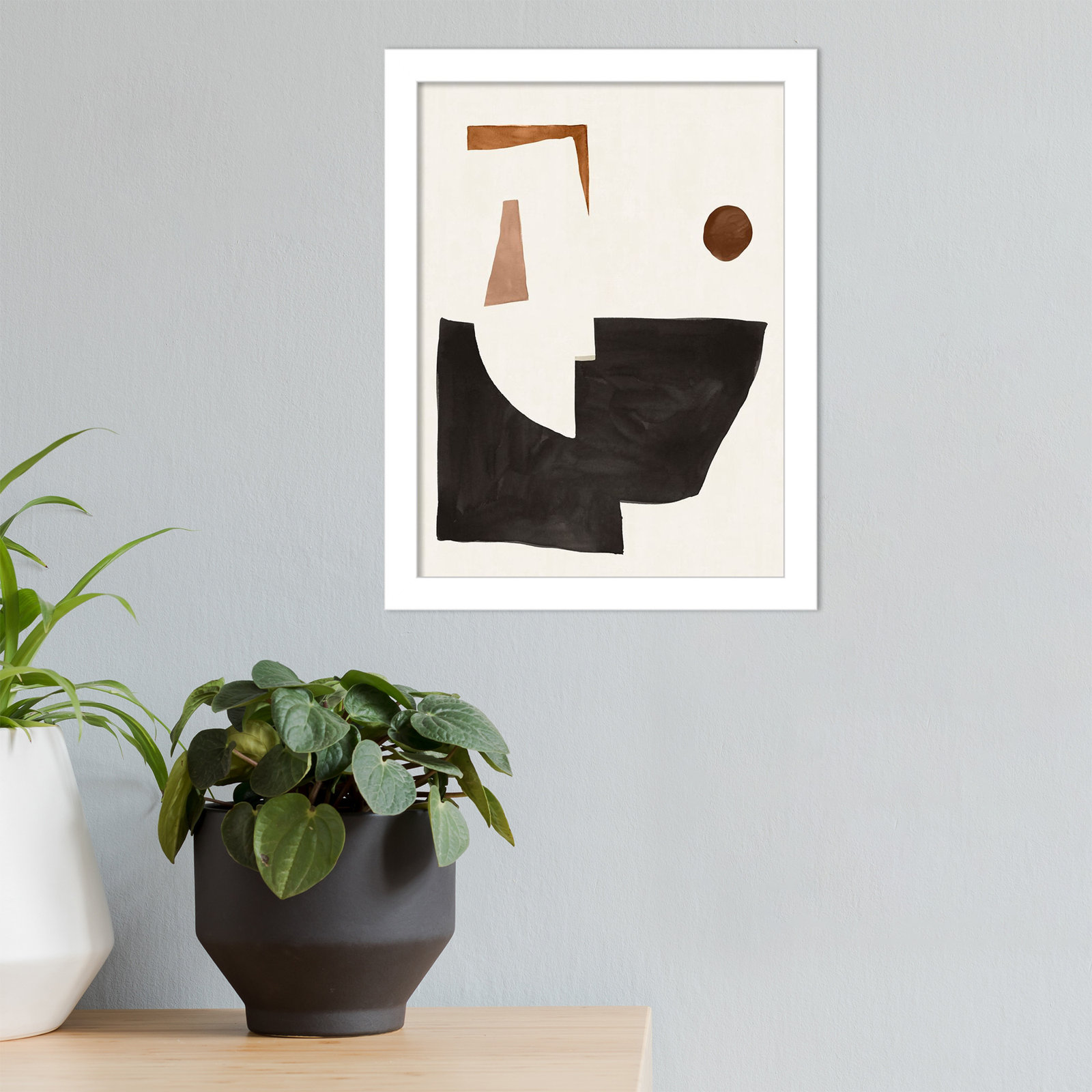 Blockway by Sozi, 10" W x 13" H, White