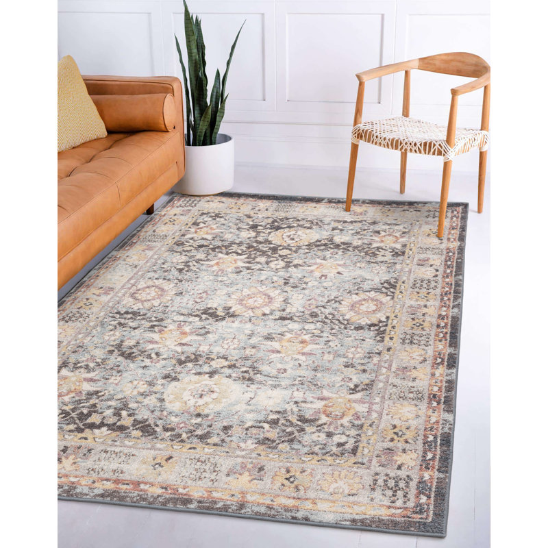Hupper Gita Grey/Brown/Beige Area Rug, Rectangle 200 x 290cm