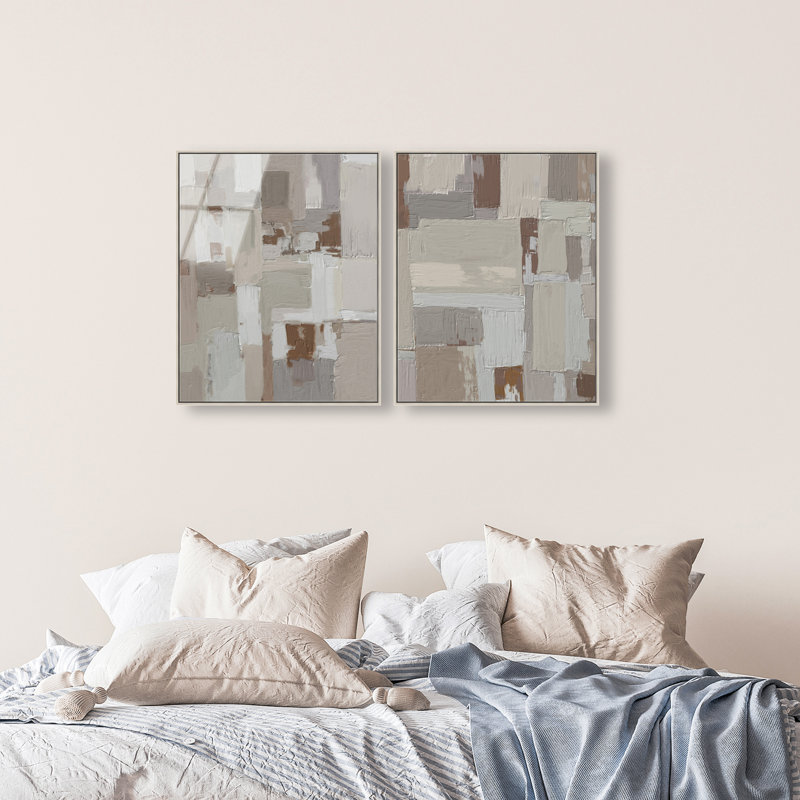 In Place Set Set by Oliver Gal, 25"H x 31"W, Silver Floater Frame