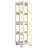 4-Tier All-Steel Rotating Bookshelf With 360° Wheels, Large Size Sturdy & Spacious Book Rack, New Style Yellow Bookshelf,Easy Assembly-447706735