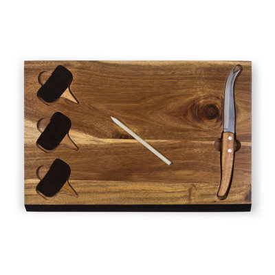 Delio Acacia Charcuterie Board with Tools Set Entrekin