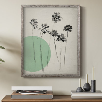 Impression florale vintage encadrée LX III - bois massif