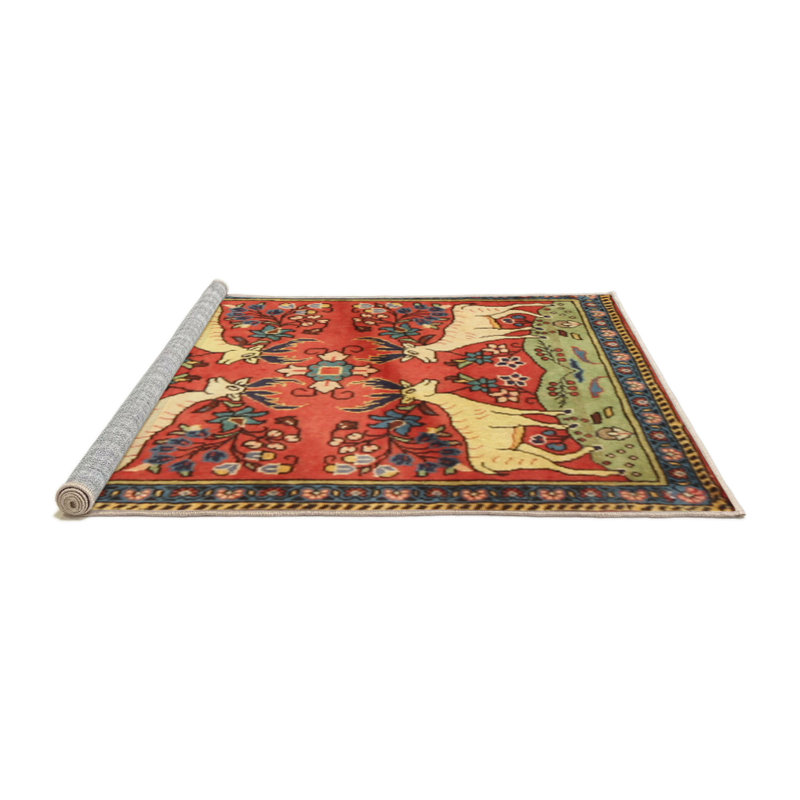 Tapis 100% traditionnel lavable à la machine 3897, Rond 5 pi