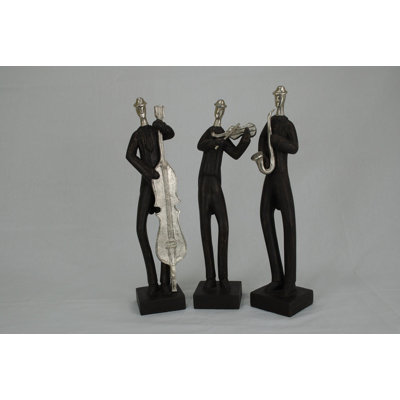 Ensemble de 3 figurines Jazz Band