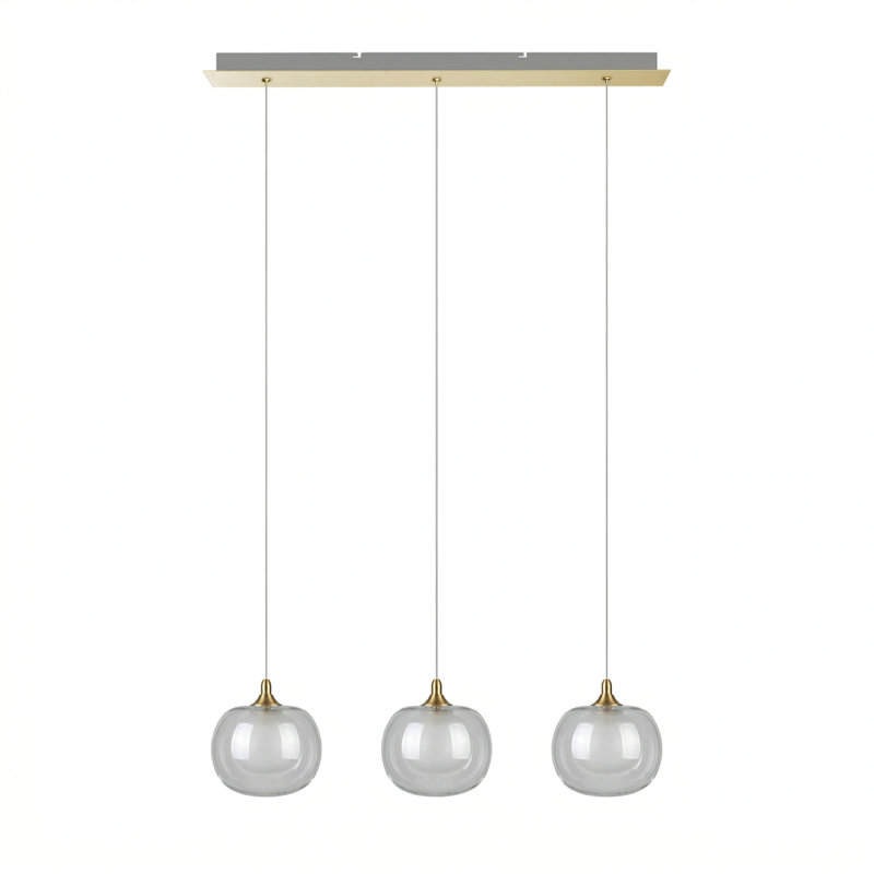Mission 3 - Light Kitchen Island Pendant, Brass