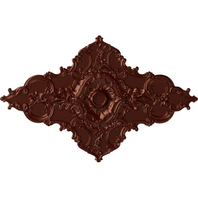 Médaillon de plafond Endurathane Sellek, diamètre extérieur de 42 1/8 po x P 1 7/8 po (convient aux auvents jusqu'à 9 po), finition Americana peinte à la main