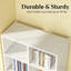Bibliothèque compacte, présentoir attrayant, armoire ouverte