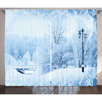 Shamelle Semi Sheer Curtain Pair