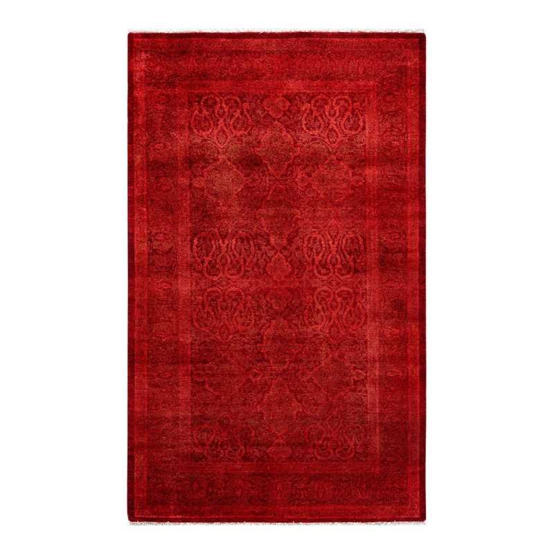 Overyed One-of-a-Kind Rectangle 3'1" X 5'2" Hand Knotted Area Rug