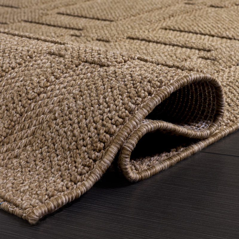Tapis d'intérieur texturé texturé, 6'-7" x 9'-0" Rectangle