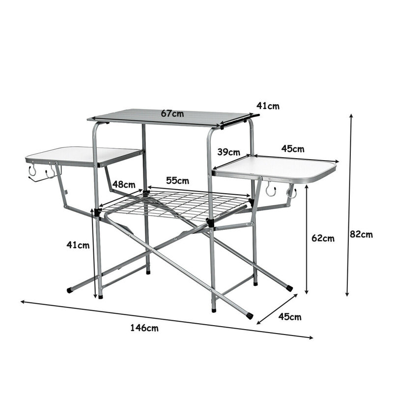 Rinker 146cm Rectangular Bar Top Riser