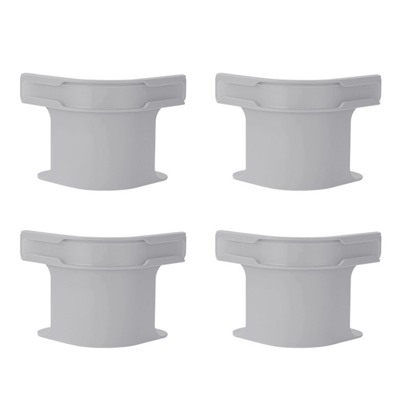 Porte-draps verrouillables 4 pièces pour toutes les tailles de matelas, gris