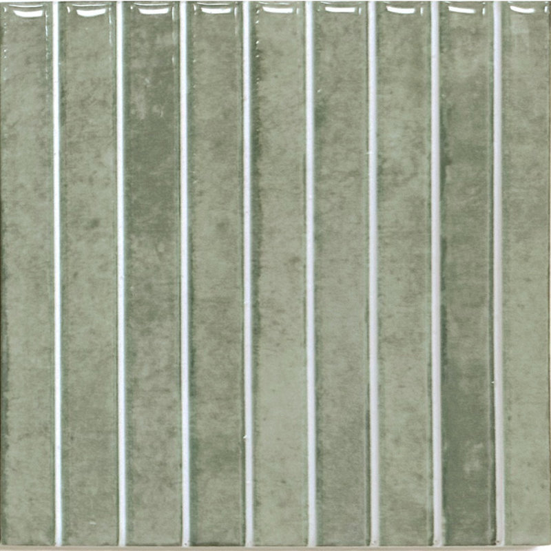 Carreau de porcelaine Kit-Kat Shallow Ocean, Vert et bleu