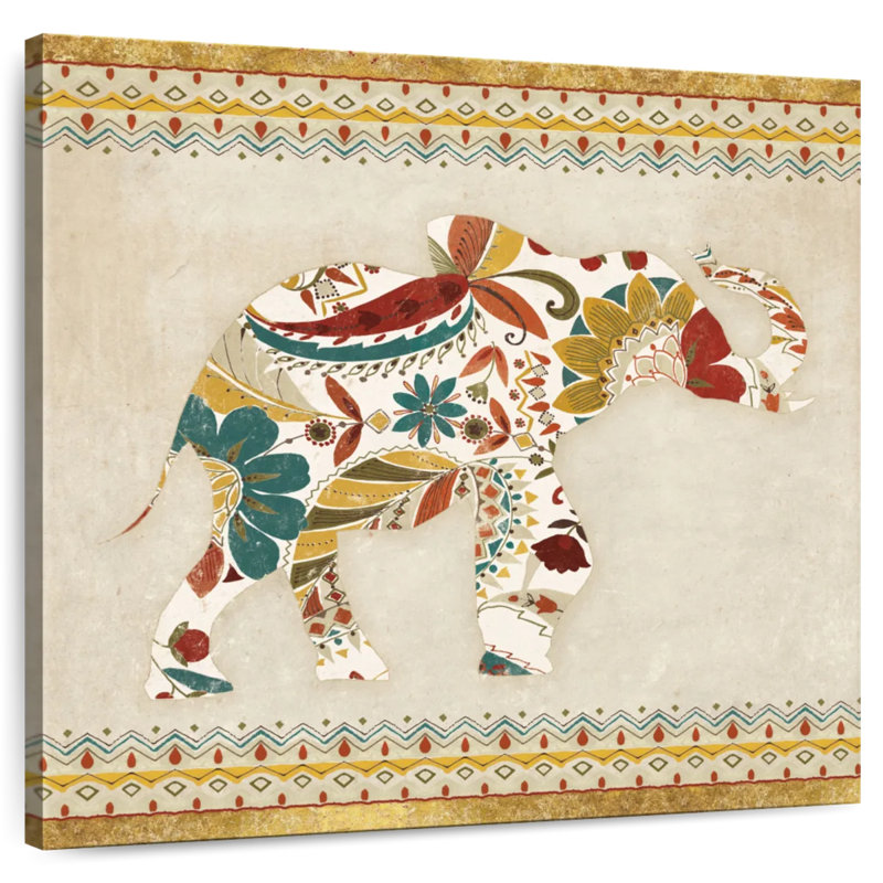 Éléphant bohème Brampt I, H 16 po x l 16 po