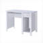 Bureaux pour bureau à domicile l 39 po avec tiroir pour clavier et amp; Tiroir de rangement | Blanc | Panneau de particules et panneau de fibres à densité moyenne