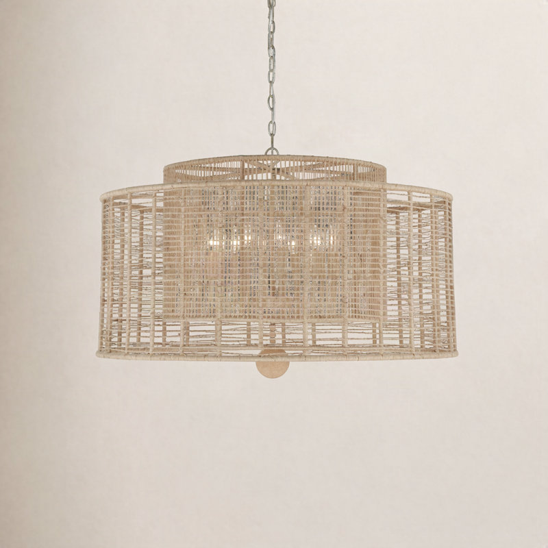 Bristin Karlie 12 Light Burnished Silver Chandelier