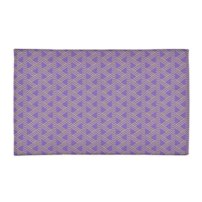 Chenille Geometric Indoor Rug