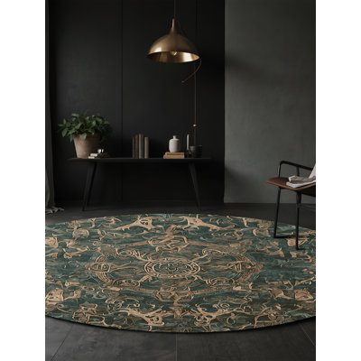 Tapis brun lavable à la machine