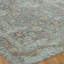 Tapis bleu à motif floral en cachemire Wallburg-857529594