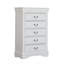 Commode de style transitionnel avec pieds de support, étui anti-poussière et tiroirs à queue d'aronde anglaise pour un rangement élégant dans la chambre à coucher-885183256