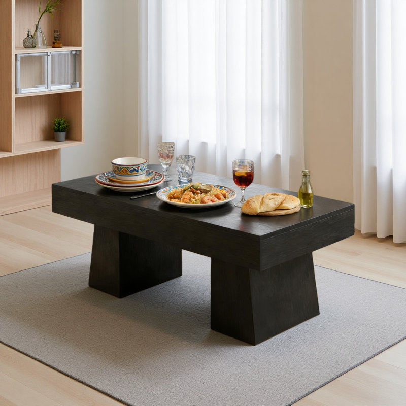 Wooden Coffee Table,Rectangular Greeting Table,Center Table