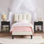 Ensemble de chambre avec lit plateforme tapissier 3 pièces Dejacha-926443513-926443516