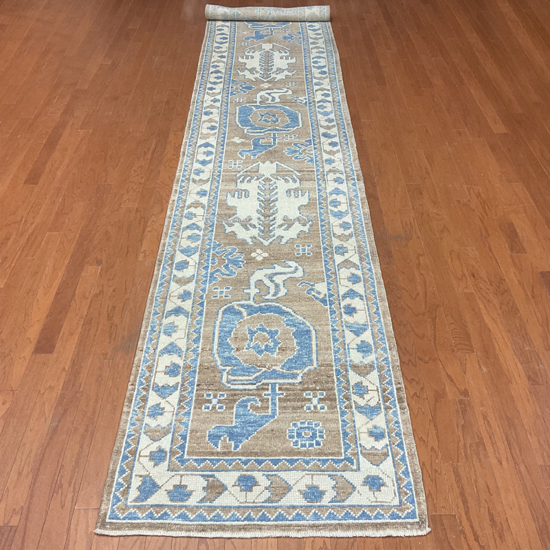Chemin de table en laine Oushak turc fait à la main Herat
