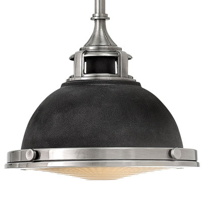 Luminaire suspendu en forme de dôme à 1 lumière Amelia