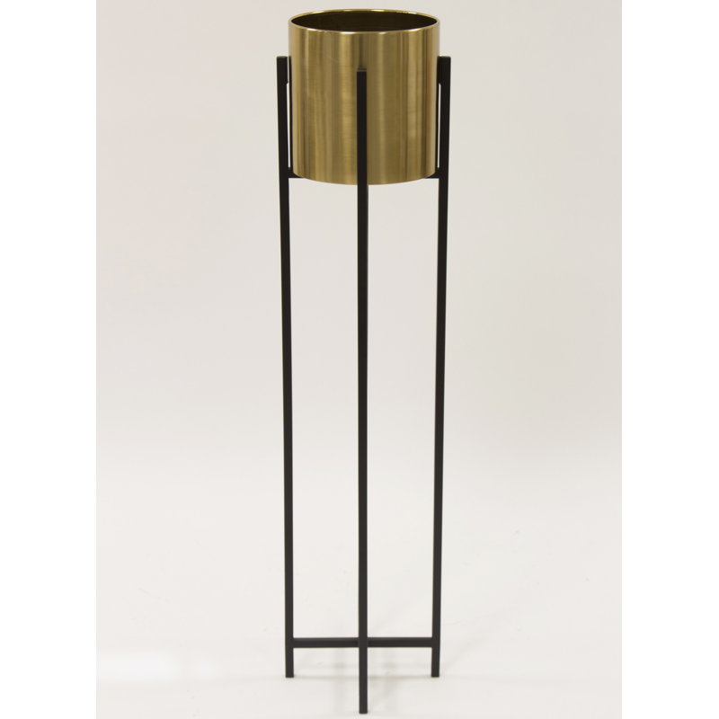 Alexanndra Metal Pot Planter, 121cm H x 29cm W x 29cm D