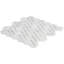 Aspekt Hex Matte White Carrara Mosaic