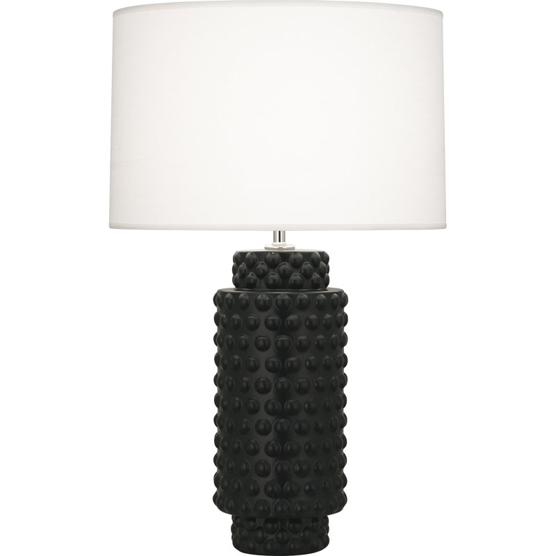 Small Dolly Accent Lamp, 27.5" H x 17" W x 17" D, Rose Water
