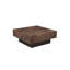 Table basse à piédestal en bois massif Camari-570214655