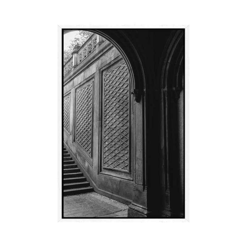 Central Park III by Bethany Young - Print on Canvas, 101.6cm H x 66.04cm W x 3.81cm D, White Framed