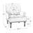 Jakub 28.5" W Velvet Tufted Polyester Armchair with Nailhead Trim-1928229873