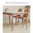 Ash wood solid wood rectangular table and chairs-102144555