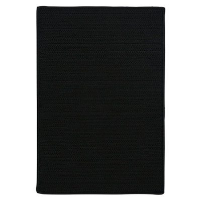Tapis intérieur / extérieur noir Glasgow