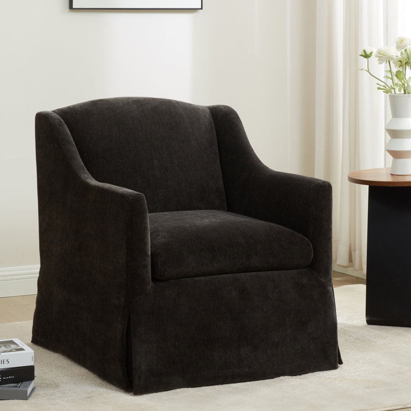 Chaise d'appoint Welch Ludlow, Onyx Performance Weave
