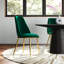 Chaise d'appoint en velours Zielke