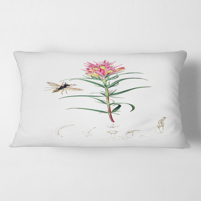 Floral Throw Pillow