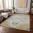 Machine Washable Indoor/Outdoor Chayden ACN985 Gold Rug-99068422