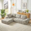Canapé-lit modulaire en chenille Comfy