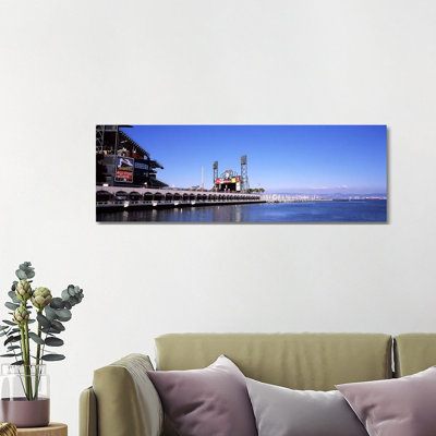 Baseball Park At The Waterfront, AT&T Park, San Francisco, California, USA - Wrapped Canvas Panoramic Print